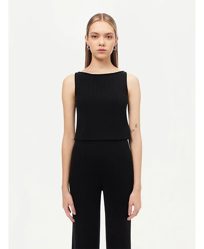 Gobi Cashmere Women's Crop Top