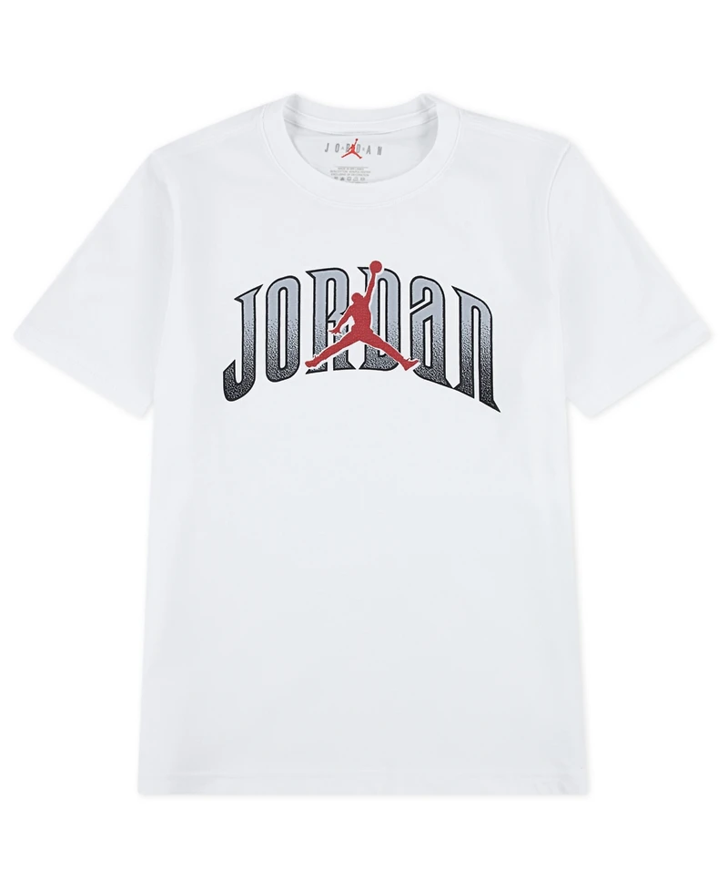 Jordan Big Boys Global Arch Logo Graphic T-Shirt