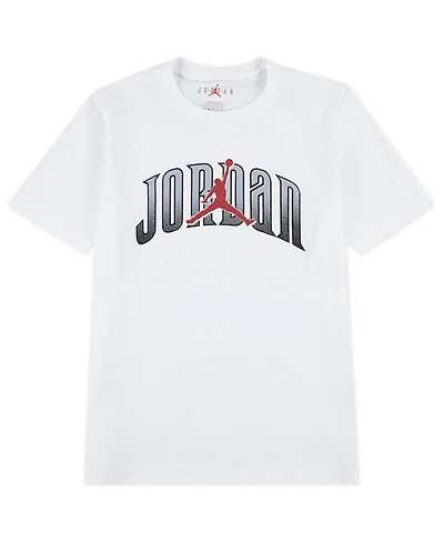 Jordan Big Boys Global Arch Logo Graphic T-Shirt