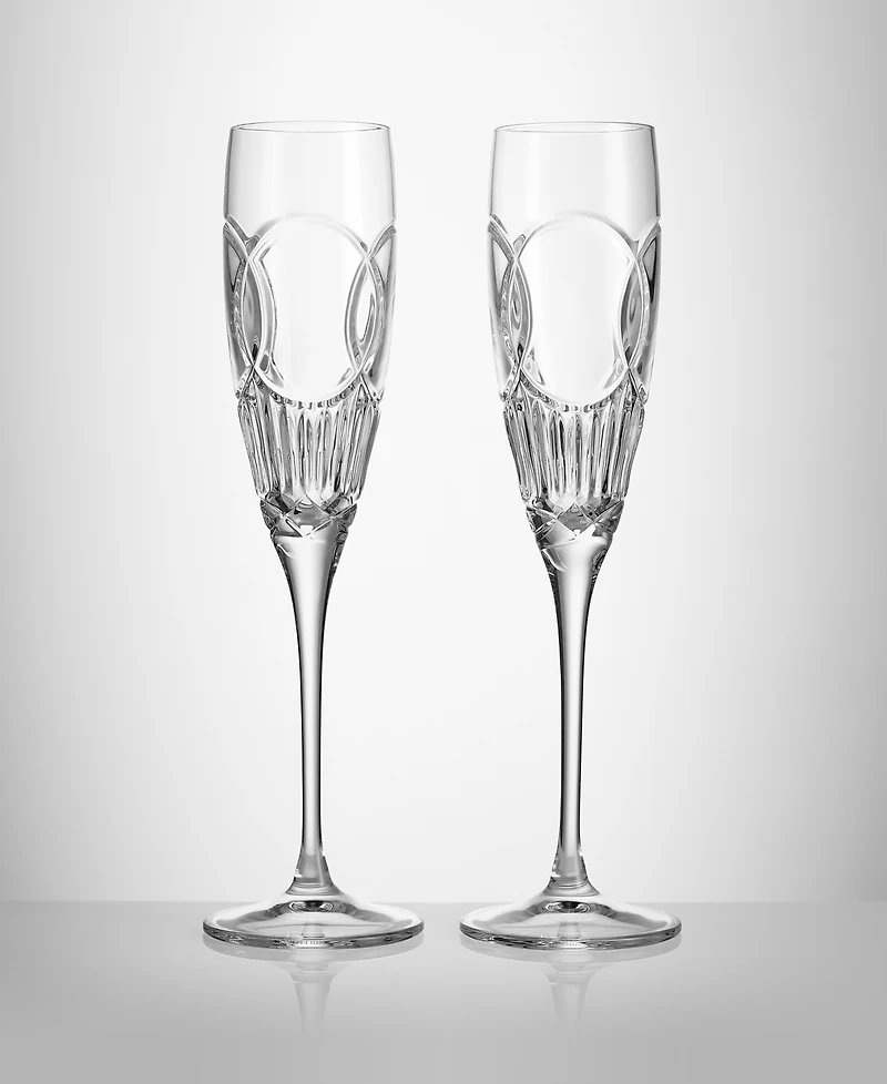 Waterford Love Happiness Flute Pair, 2 Piece
