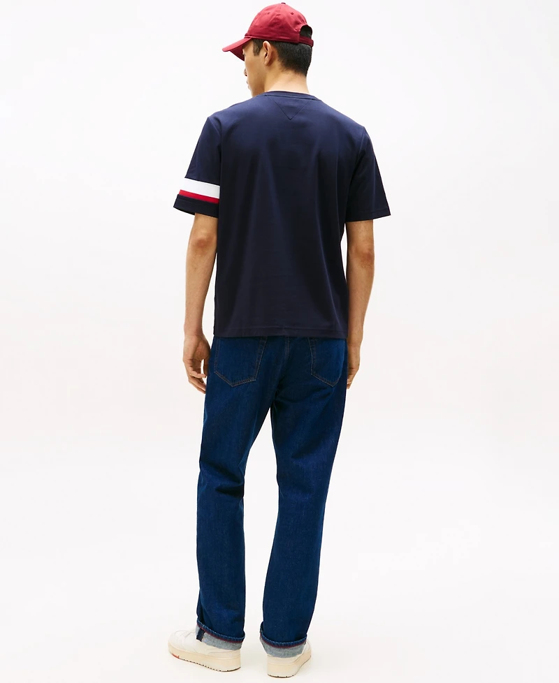 Tommy Hilfiger Men's Stripe Sleeve T-Shirt