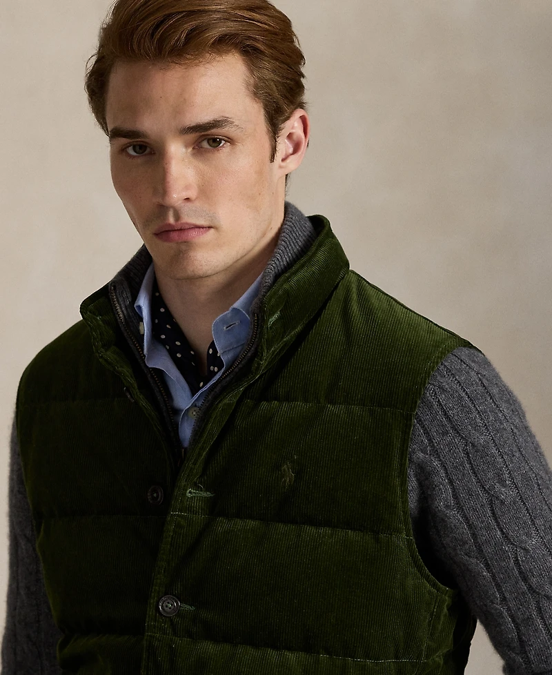 Polo Ralph Lauren Men's Quilted Corduroy Vest