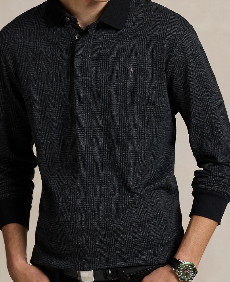 Polo Ralph Lauren Men's Classic-Fit Glen Plaid Jersey Shirt