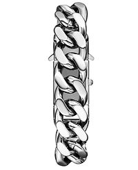 Diesel Men's Closer Quartz Three-Hand Silver Stainless Steel Watch, 22mm