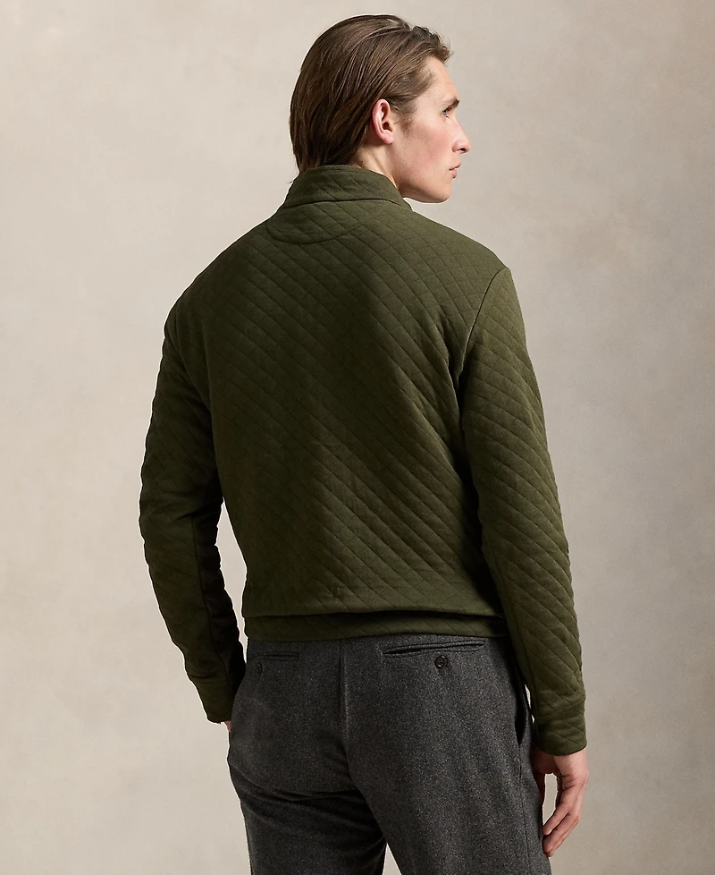 Polo Ralph Lauren Men's Quilted Double-Knit Jersey Pullover