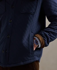Polo Ralph Lauren Men's Quilted Double-Knit Jersey Shirt Jacket