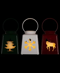 Northlight Led Lighted Christmas Candle Lanterns, Set of 3