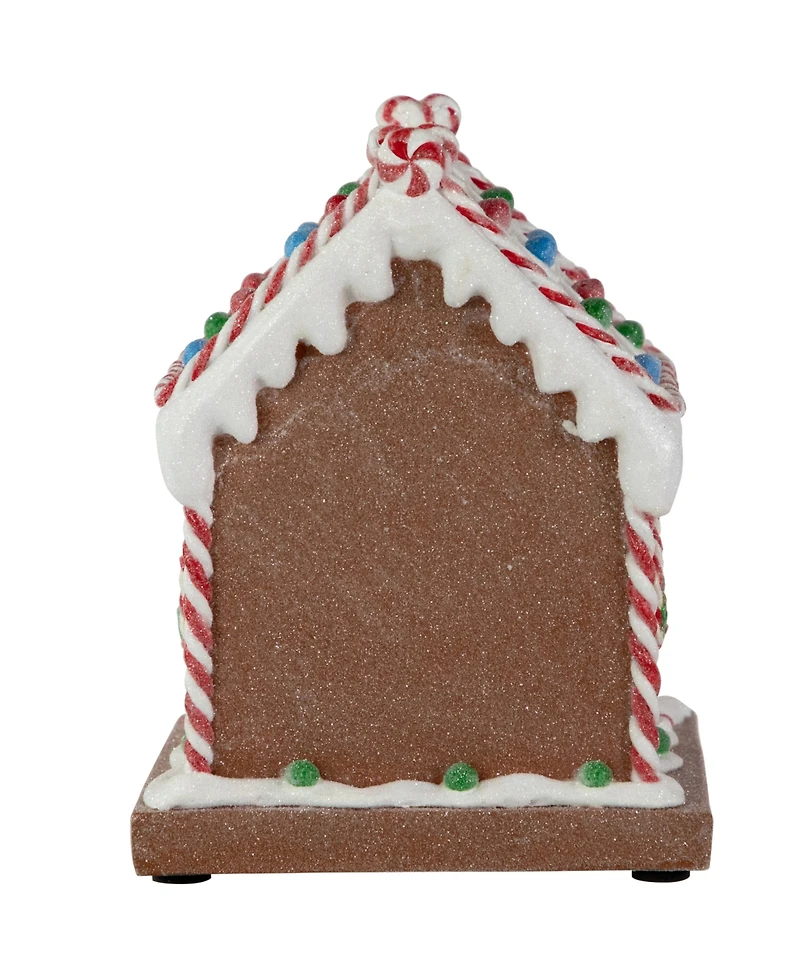 Northlight 7.5" Pre-Lit Led Gingerbread Candy House Christmas Decoration