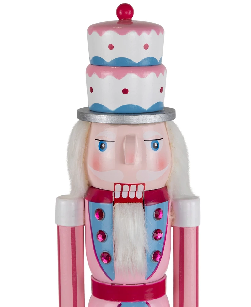 Northlight 15" Cake King Nutcracker Christmas Figure
