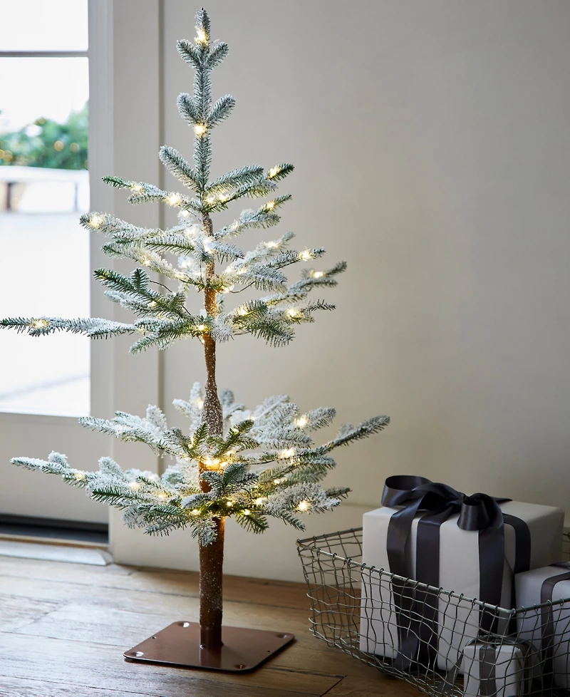 Balsam Hill 3 ft Frosted Alpine Balsam Fir Pre-Lit Tabletop Tree