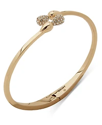 Dkny Pave Pear-Shape Bypass Bangle Bracelet