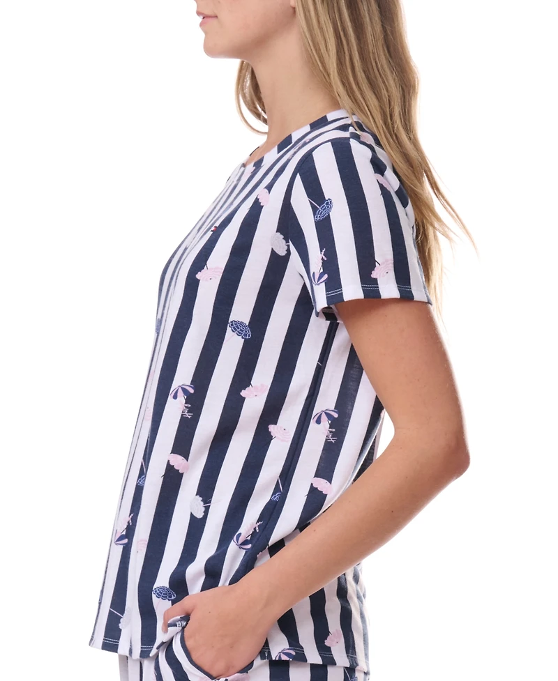 Tommy Hilfiger Women's Short-Sleeve Crewneck Sleep Tee