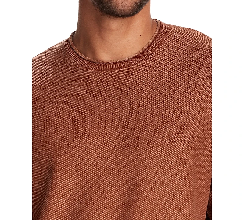 Weatherproof Vintage Men's Crewneck Stonewash Sweater