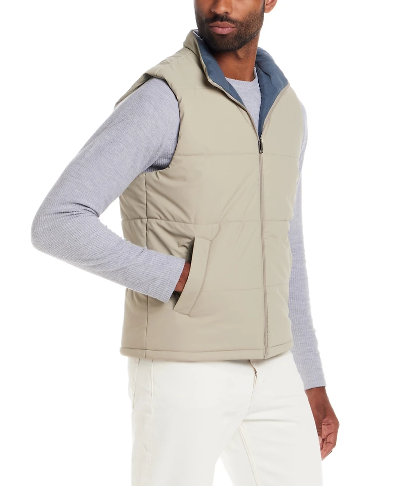 Weatherproof Vintage Men's Matte Zip Front Puffer Vest
