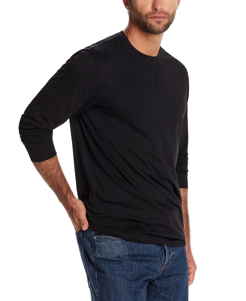 Weatherproof Vintage Men's Brushed Long Sleeve Crewneck T-Shirt