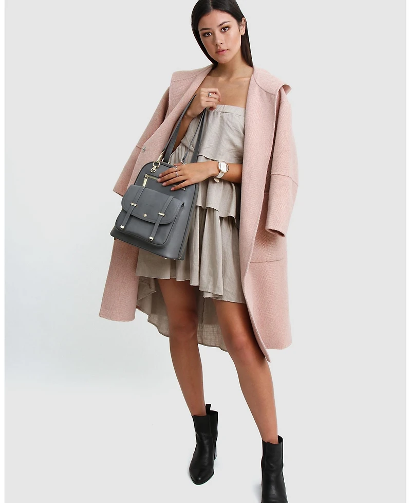 Belle & Bloom 5th Ave Leather Backpack