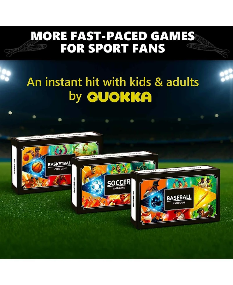 Quokka Fast-Paced Card Game for Kids & Adults – 128 Cards Easy Rules 2-8 Players Ages 8+ Perfect Family Games Night, Travel and Parties