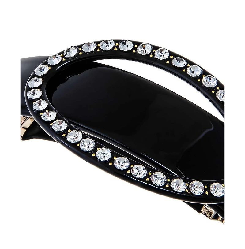 Rhinestone Belt Style Hair Barrette