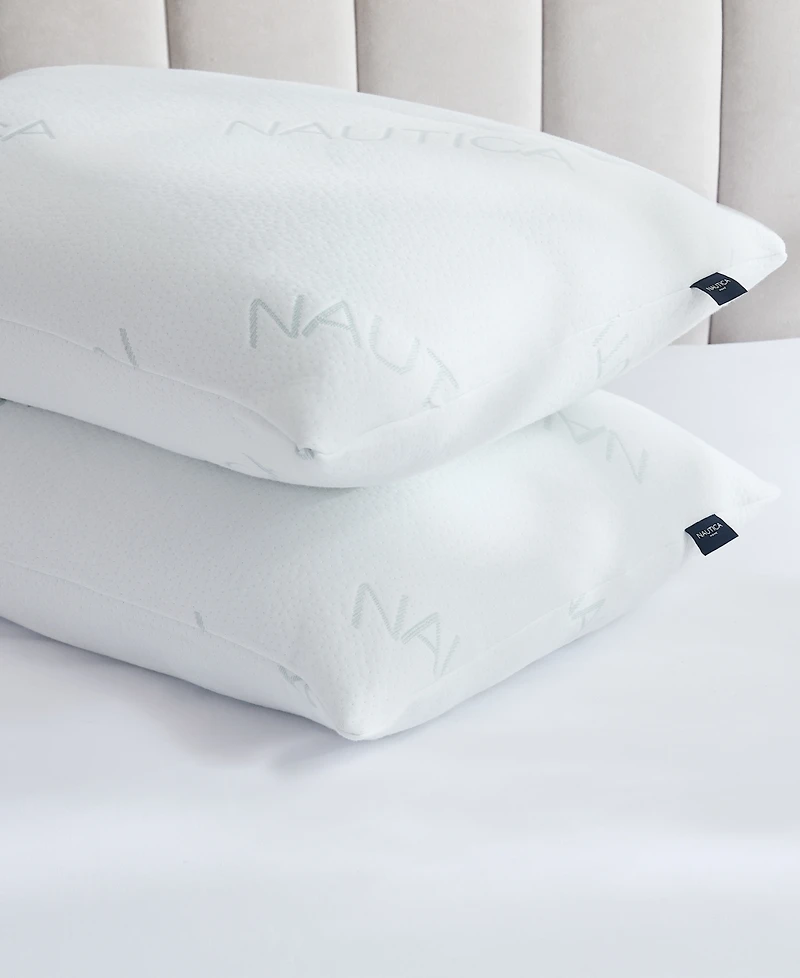 Nautica Diagonal Knit 2-Pack Pillow, King