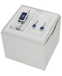 Skagen Women's Hagen Micro Gift Set Silver Stainless Steel Watch, 31mm
