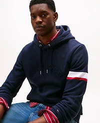 Tommy Hilfiger Men's Stripe Sleeve Hoodie