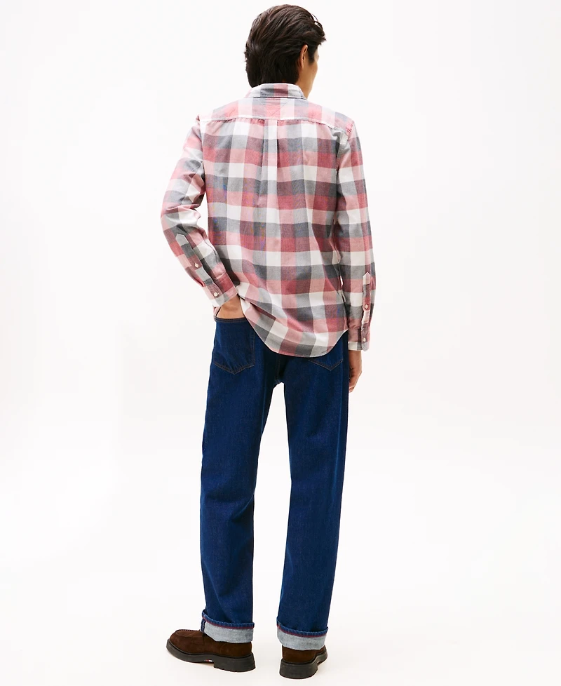 Tommy Hilfiger Men's Regular-Fit Corduroy Check Shirt