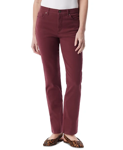 Gloria Vanderbilt Petite Amanda High-Rise Straight-Leg Jeans