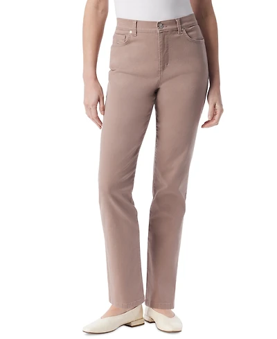 Gloria Vanderbilt Petite Amanda High-Rise Straight-Leg Jeans