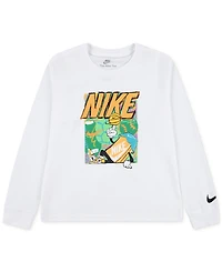 Nike Little Boys Basketball Graphic Long-Sleeve T-Shirt