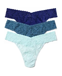 Hanky Panky Women's Signature Lace Original Rise Thong 3pack Panty