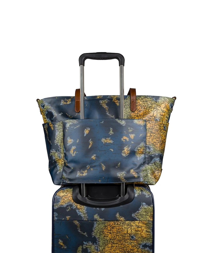 Patricia Nash Silvi Zipper Travel Tote Handbag