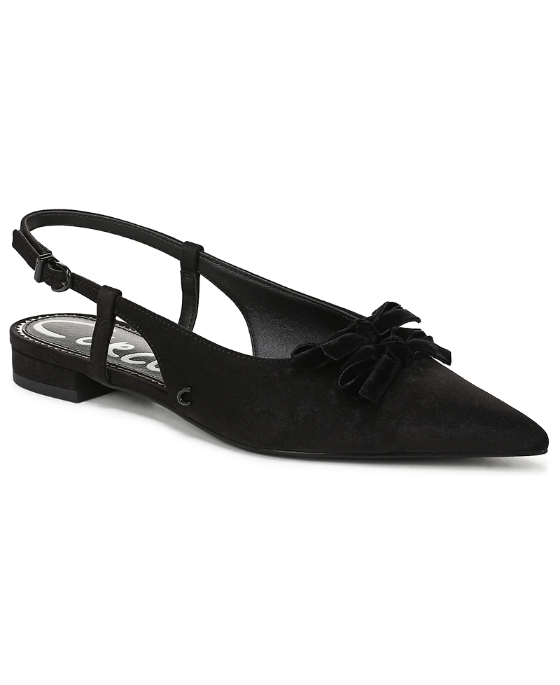Circus Ny by Sam Edelman Women's Delanie Pointed-Toe Slingback Flats