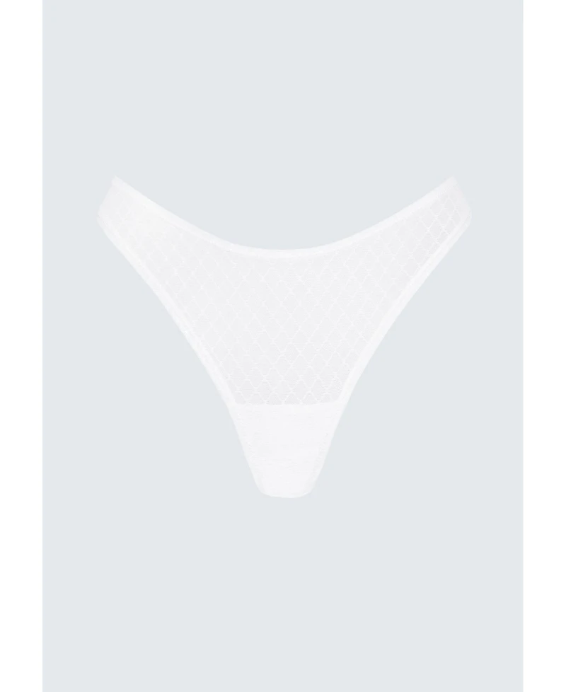 Cuup Women's The Thong- Trellis Lace