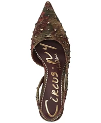 Circus Ny by Sam Edelman Women's Tallie Rhinestone Pointed-Toe Asymmetrical Pumps