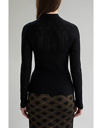 Sskein Women's 's Elise Pointelle Lace Sweater