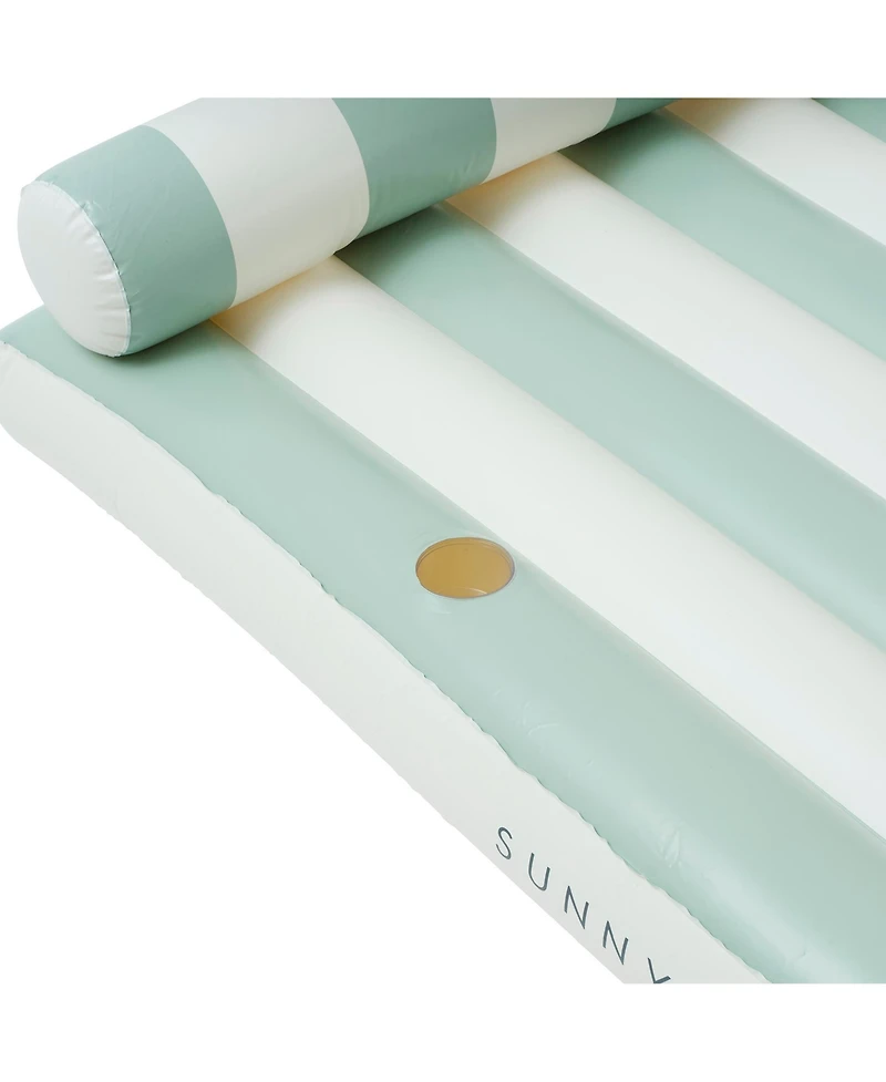 Sunnylife Luxe Lilo: Green Stripe