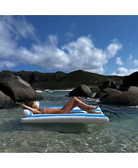 Sunnylife Luxe Lilo: Blue Stripe