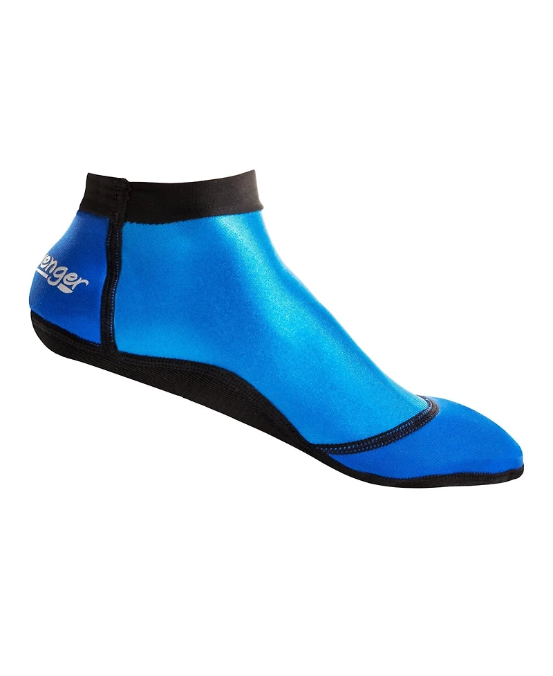 Seavenger SeaSnug Low Cut Beach Socks for All and Sand Activities - Dark Blue Floral / L