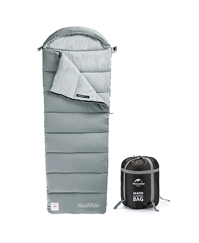 Naturehike Sleeping Bag for Adults with Hood,33 Lightweight Hollow Cotton Sleeping Bag,3 Seasons Waterproof Spliceable Sleeping Bags