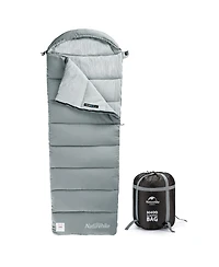 Naturehike Sleeping Bag for Adults with Hood,33 Lightweight Hollow Cotton Sleeping Bag,3 Seasons Waterproof Spliceable Sleeping Bags