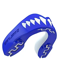SafeJawz Extro Dual Layer Mouth Guard with Case for Basketball, Lacrosse, Football, Mma, Hockey, Wrestling - Adult 12+ Years Goldie