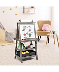 Akiudex 3-in-1 Double-Sided Storage Art Easel