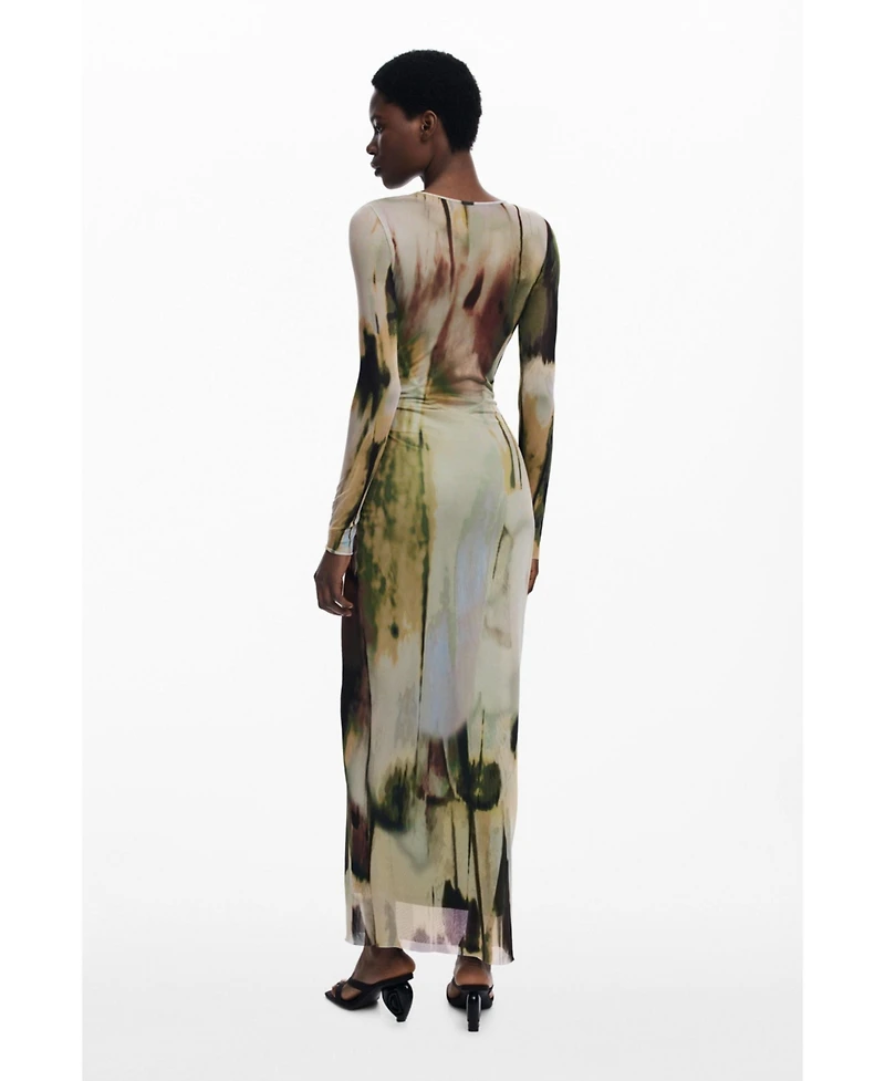 Desigual Women's Long tulle dress