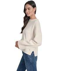 Dkny Jeans Women's Bell Sleeve Crewneck Sweater