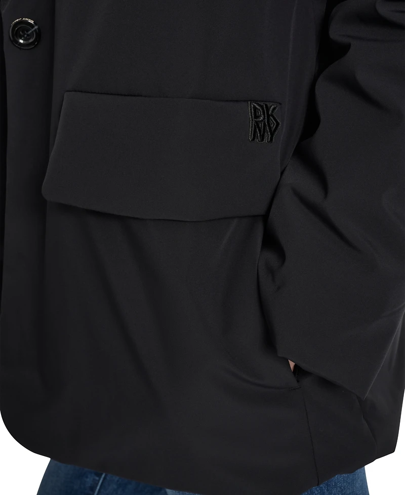 Dkny Jeans Women's One-Button Puffer Blazer