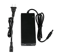 Urbanmax 42V 2A Dc Power Adapter for 36V Electric Bike Lithium Battery, 5.5mm/2.1mm/2.5mm Connector