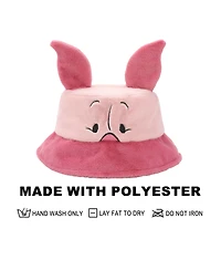 Winnie the Pooh Men's Piglet Pink Short Faux Fur Bucket Hat