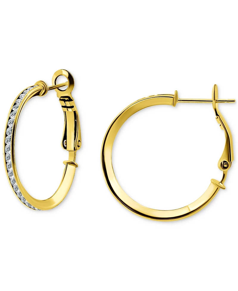 Giani Bernini Cubic Zirconia Small Hoop Earrings, 1", Macy's Exclusive
