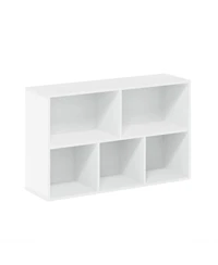 Furinno 5-Cube Reversible Open Storage Bookcase Toy Storage Cabinet Organizer