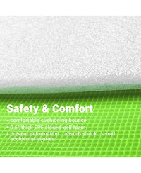Yescom Trampoline Mat & Pad Replacement Kit with 96 V-Hooks Fits 15 ft Trampoline Frame Green